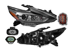 Faro Sin Luz De Día Fondo Cromado Lado Pasajero