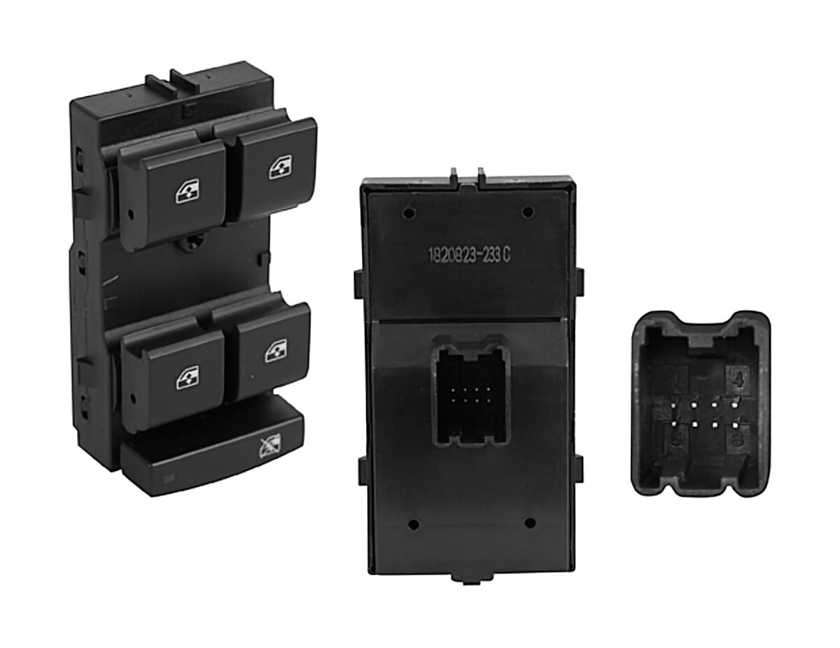 Control Para Cristal Negro 5 Teclas