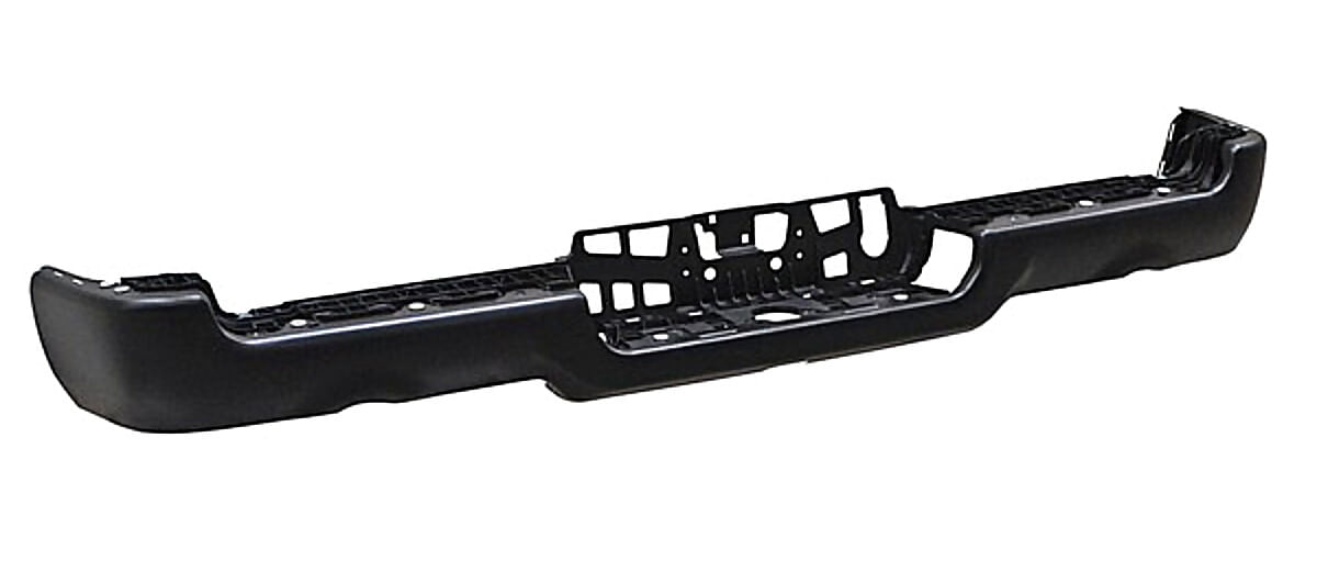 Defensa Trasera Negro Para 2 Escapes Sin Hules S/Hoyo P/Sensor