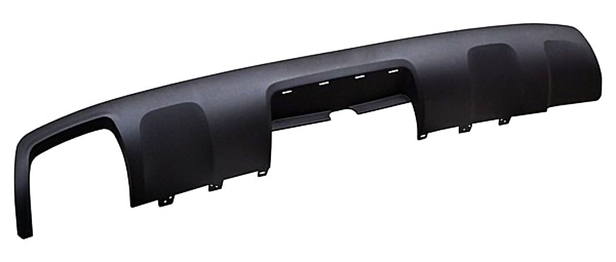 Moldura Para Defensa Trasera Negra