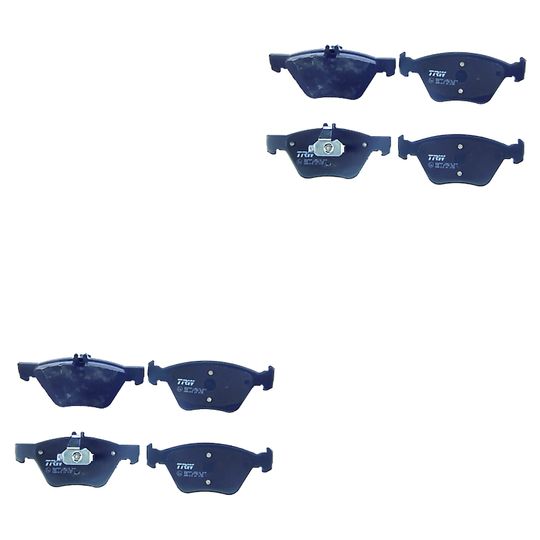 trw-kit-de-balatas-bajos-metales-delanteras-y-traseras-mercedes-benz-serie-clk-2000-2003-clk320-0