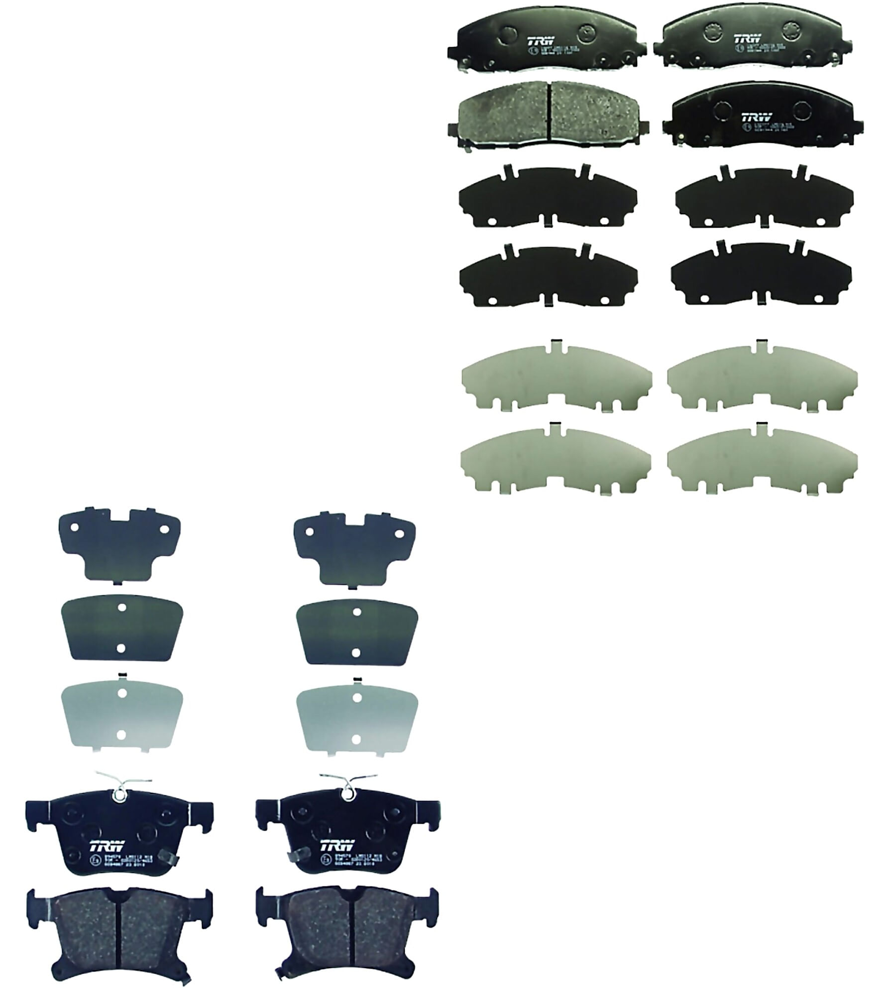 Kit De Balatas Bajos Metales Delanteras Y Traseras