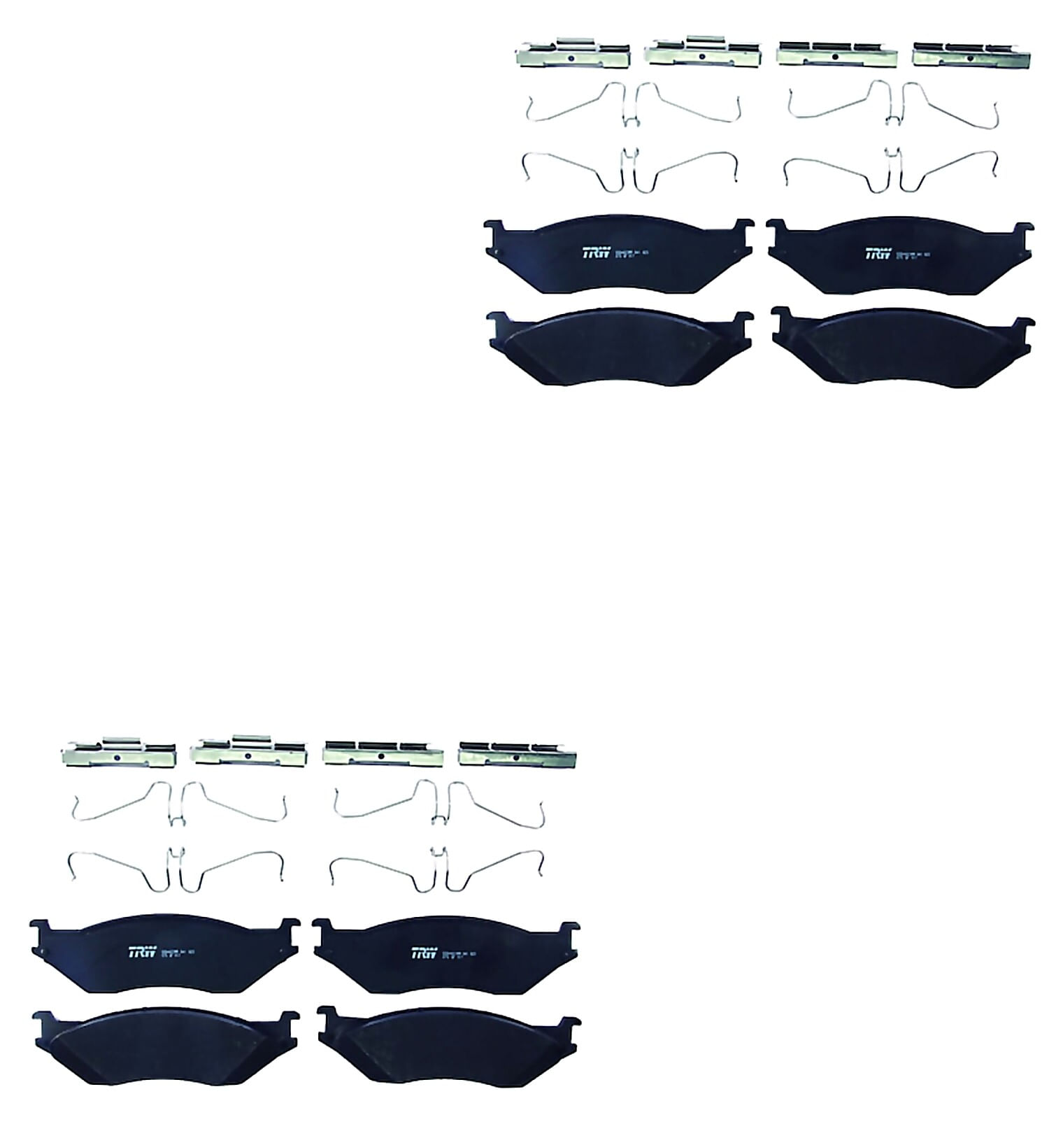 Kit De Balatas Semimetalicas Delanteras Y Traseras