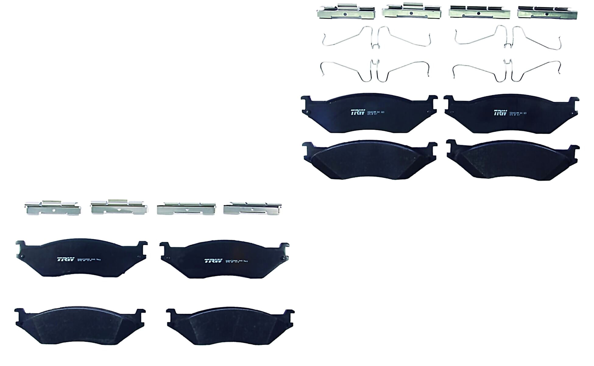 Kit De Balatas Semimetalicas Delanteras Y Traseras