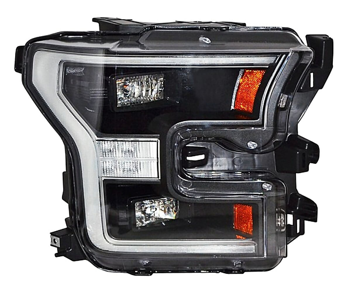 Faro Fondo Negro Con Leds Lado Pasajero
