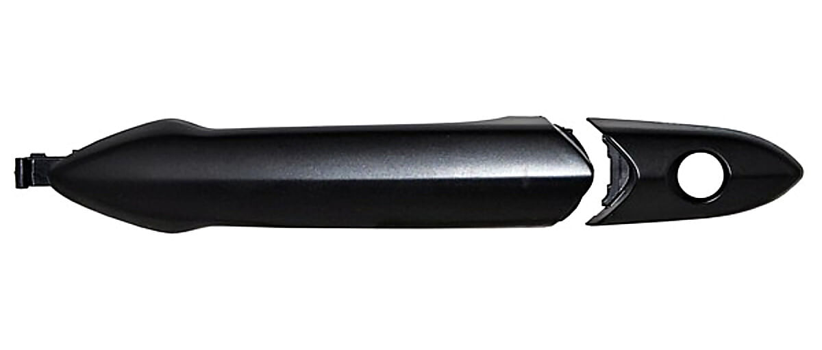 Manija Puerta Exterior Delantera Liso Negro Con Hoyo Para Llave Lado Conductor