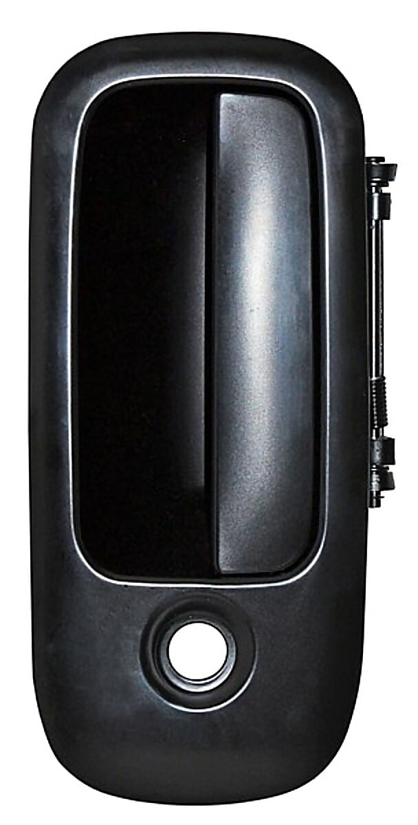 Manija Puerta Exterior Delantera Liso Negro Con Hoyo Para Llave Lado Conductor