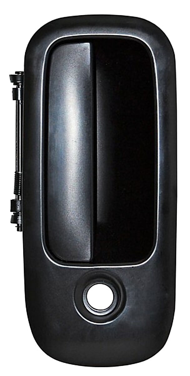 Manija Puerta Exterior Delantera Liso Negro Con Hoyo Para Llave Lado Pasajero