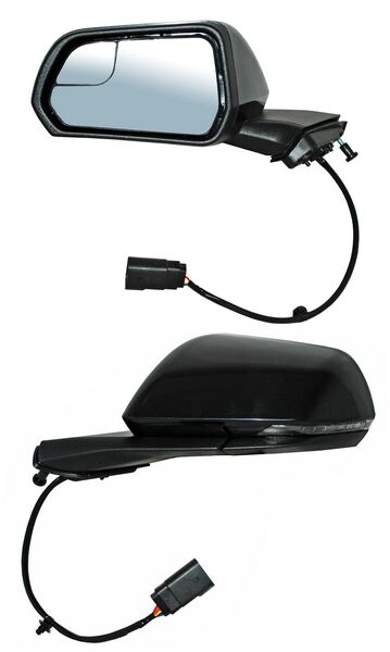 Espejo Para Pintar Con Direccional Eléctrico Con Punto Ciego Lado Conductor