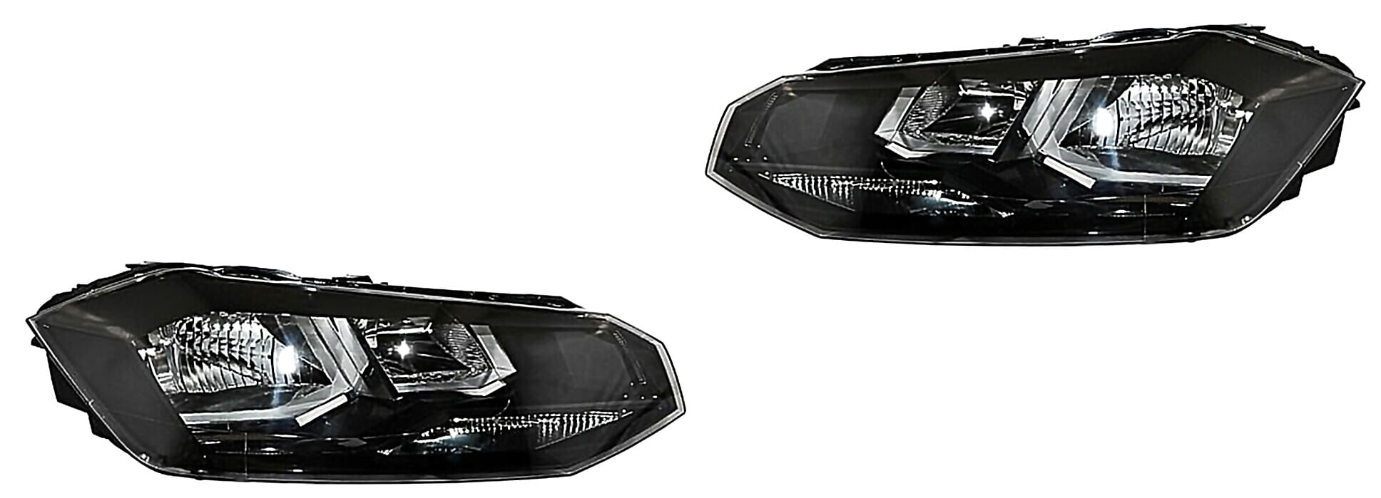 Par De Faros Filo Negro