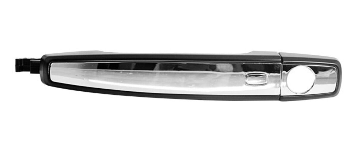 Manija Puerta Exterior Delantera Cromado/Negro Con Hoyo Para Llave Lado Conductor