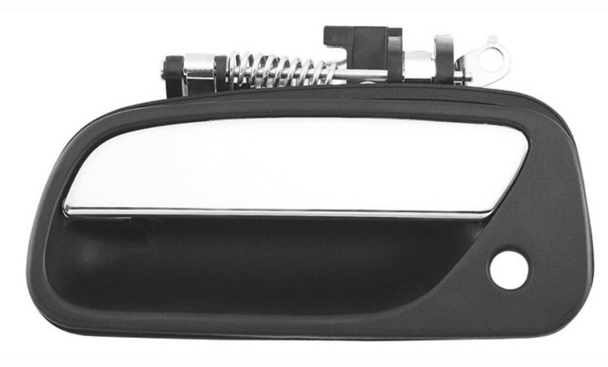 Manija Puerta Exterior Delantera Negro/Cromado Con Hoyo Para Llave Lado Conductor