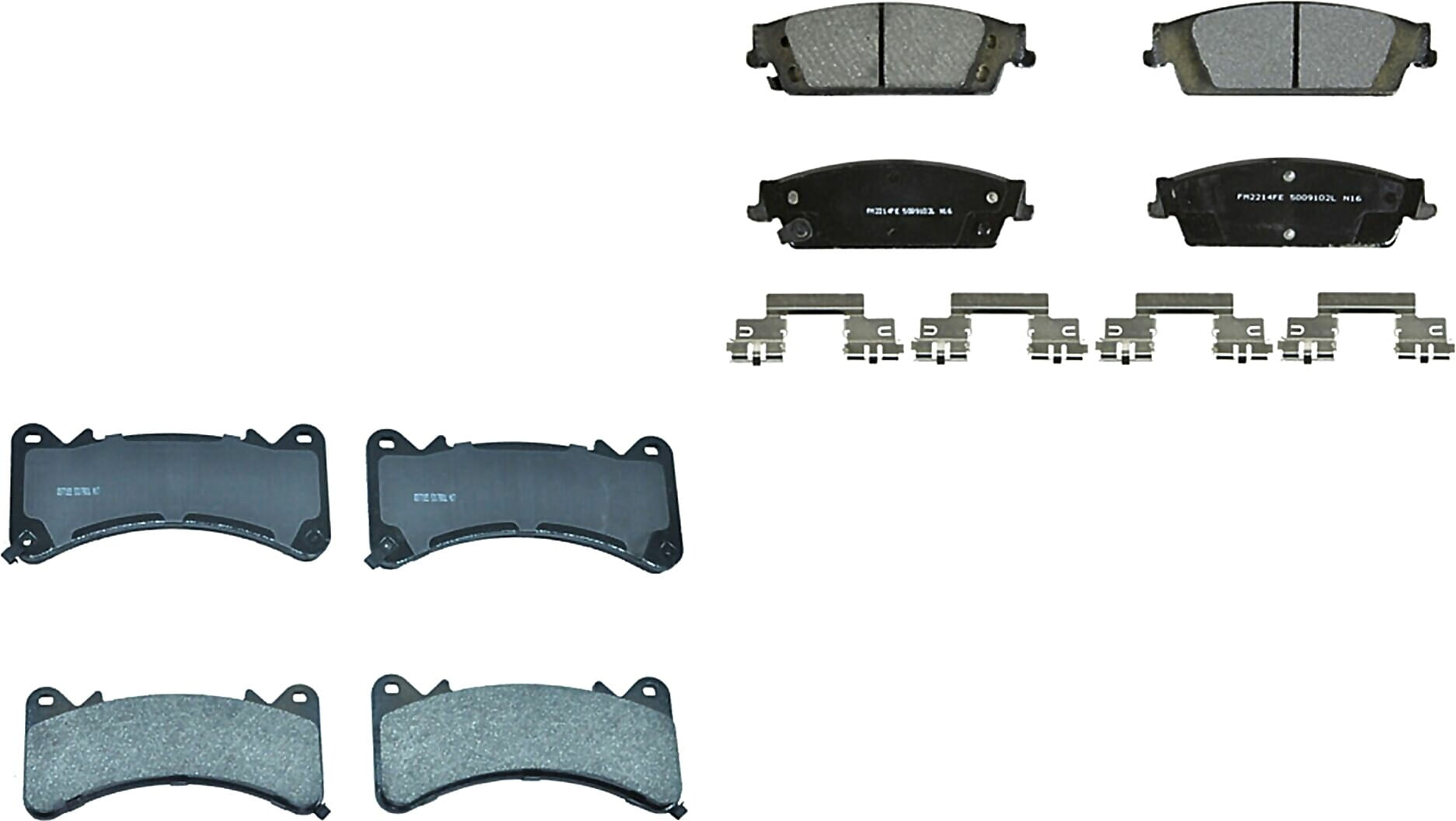 Kit De Balatas Semimetalicas Delanteras Y Traseras