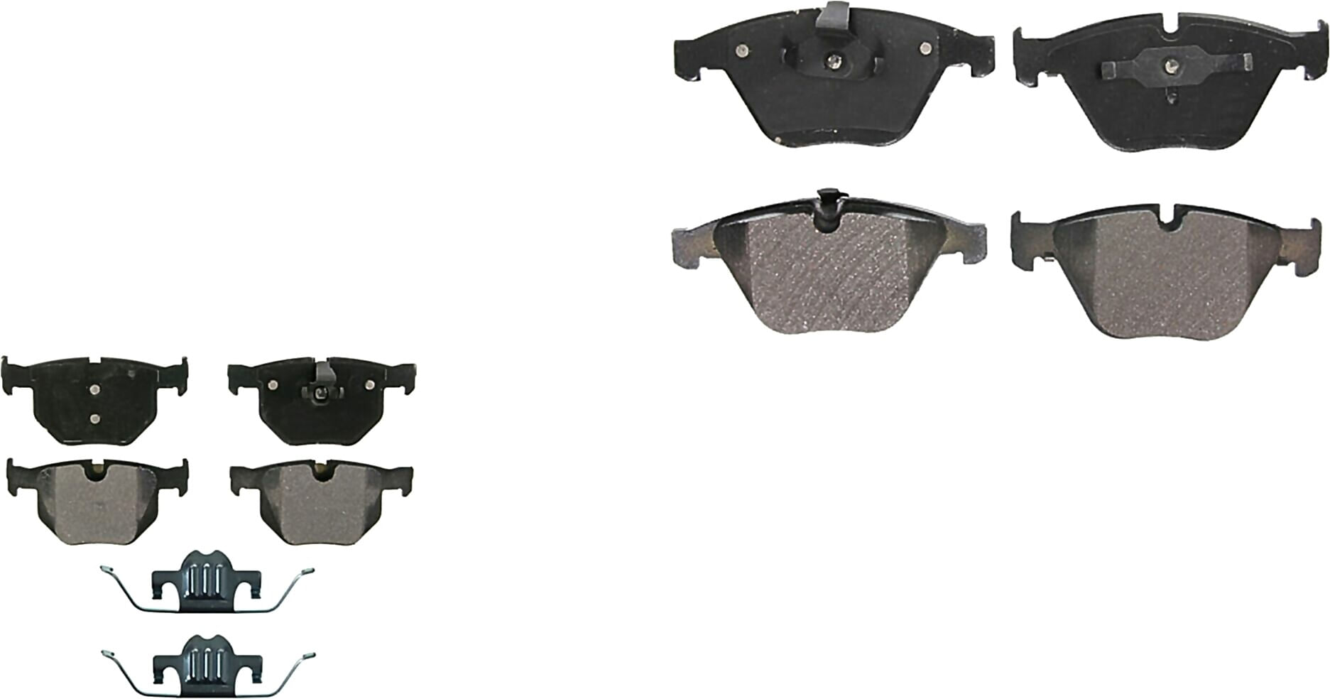 Kit De Balatas Semimetalicas Delanteras Y Traseras