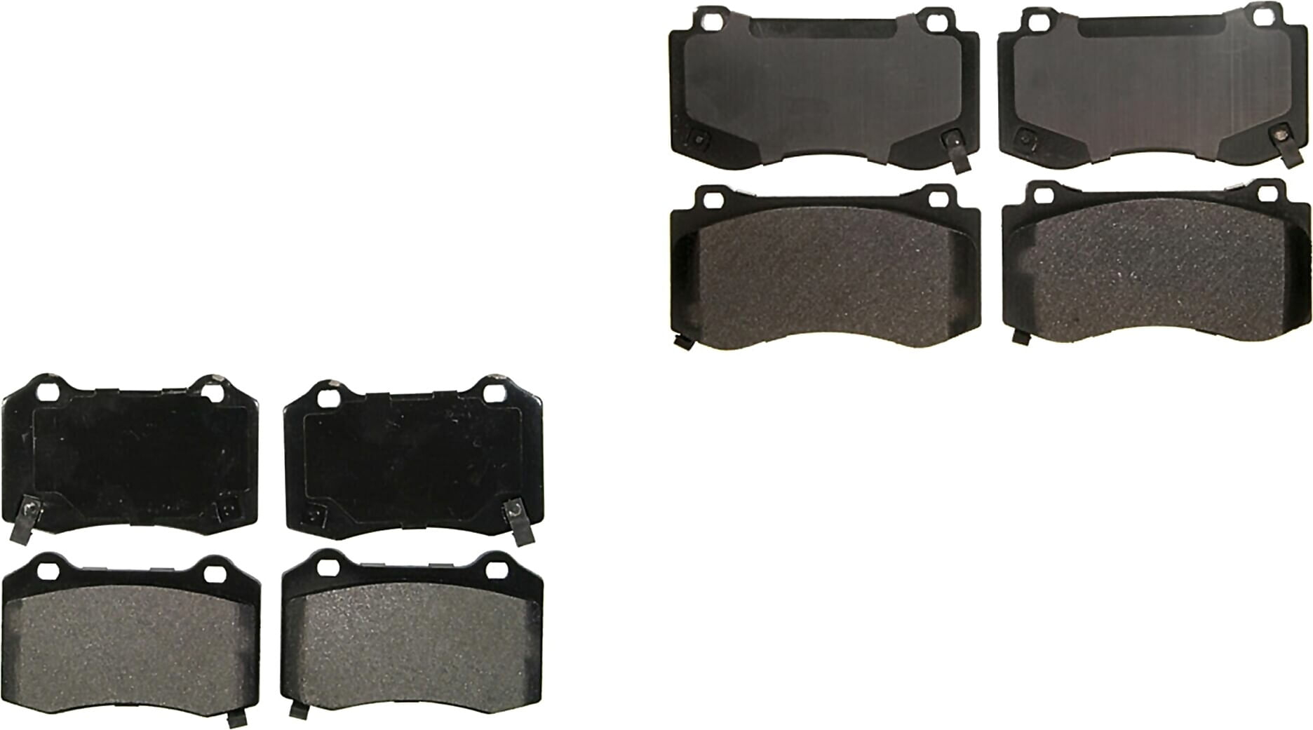 Kit De Balatas Semimetalicas Delanteras Y Traseras