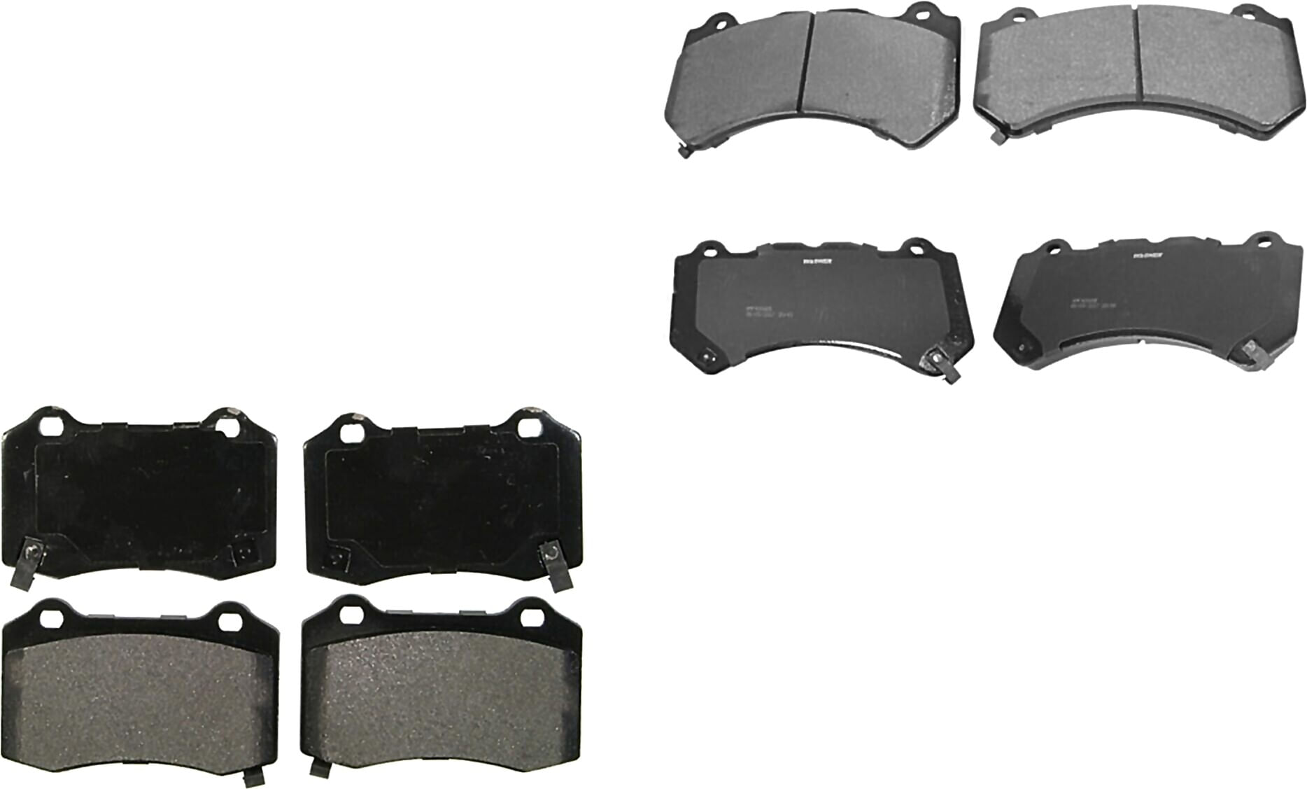 Kit De Balatas Semimetalicas Delanteras Y Traseras