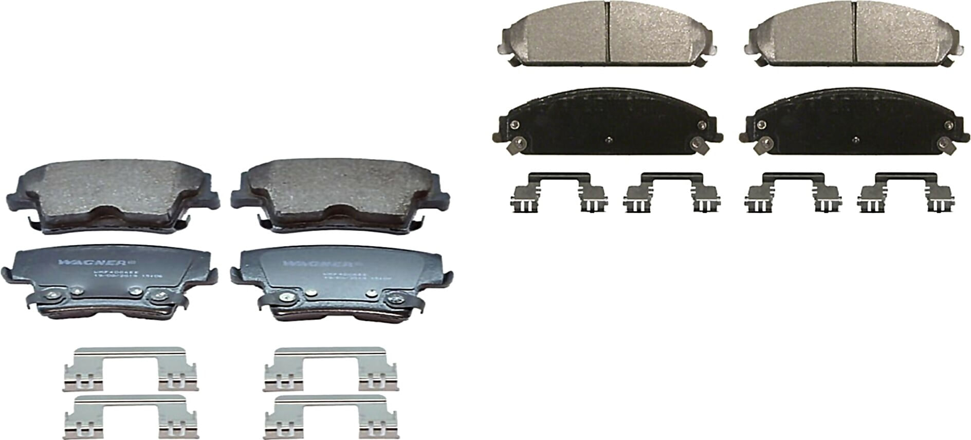 Kit De Balatas Semimetalicas Delanteras Y Traseras