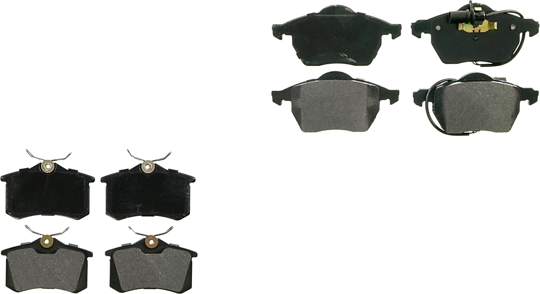 Kit De Balatas Semimetalicas Delanteras Y Traseras