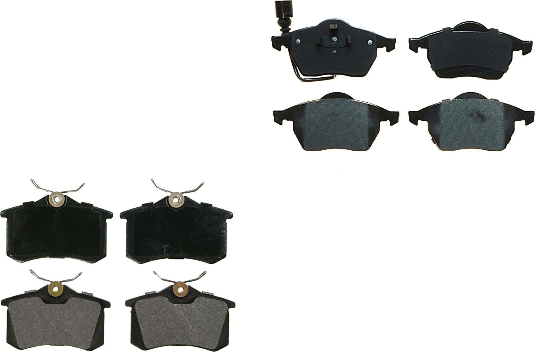 Kit De Balatas Semimetalicas Delanteras Y Traseras