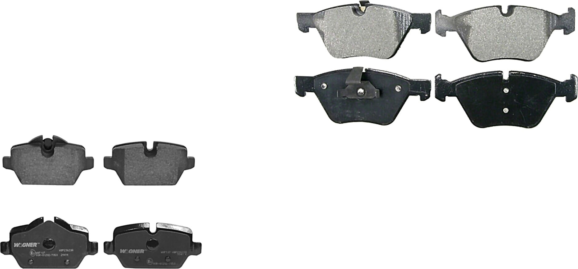 Kit De Balatas Semimetalicas Delanteras Y Traseras