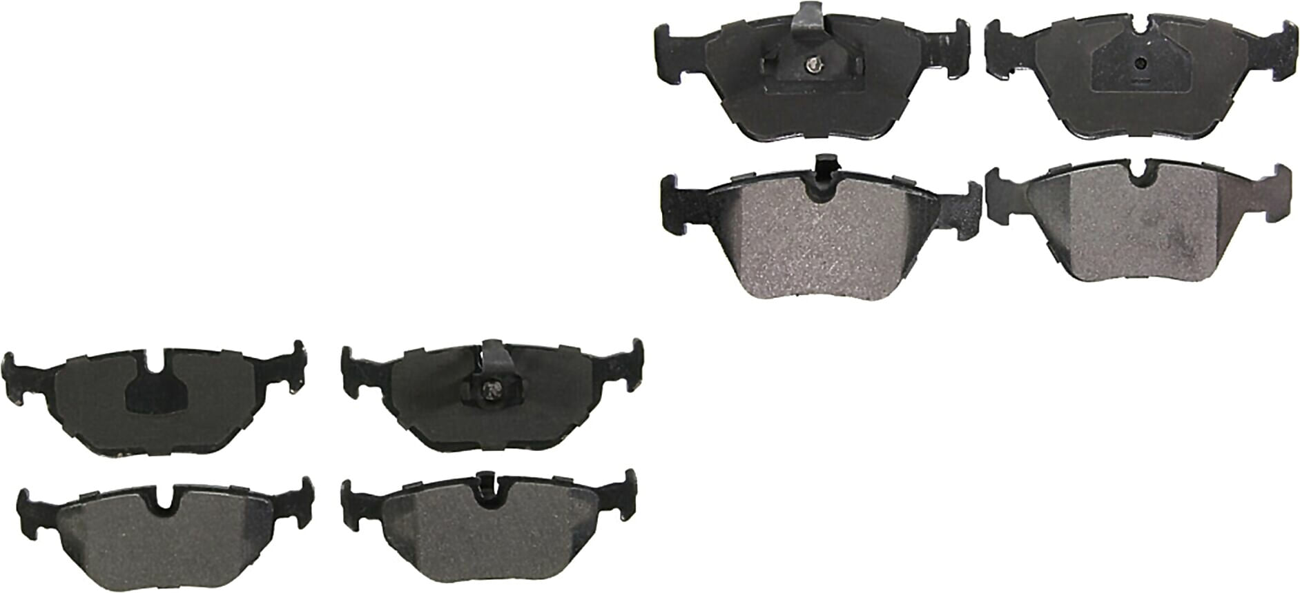 Kit De Balatas Semimetalicas Delanteras Y Traseras
