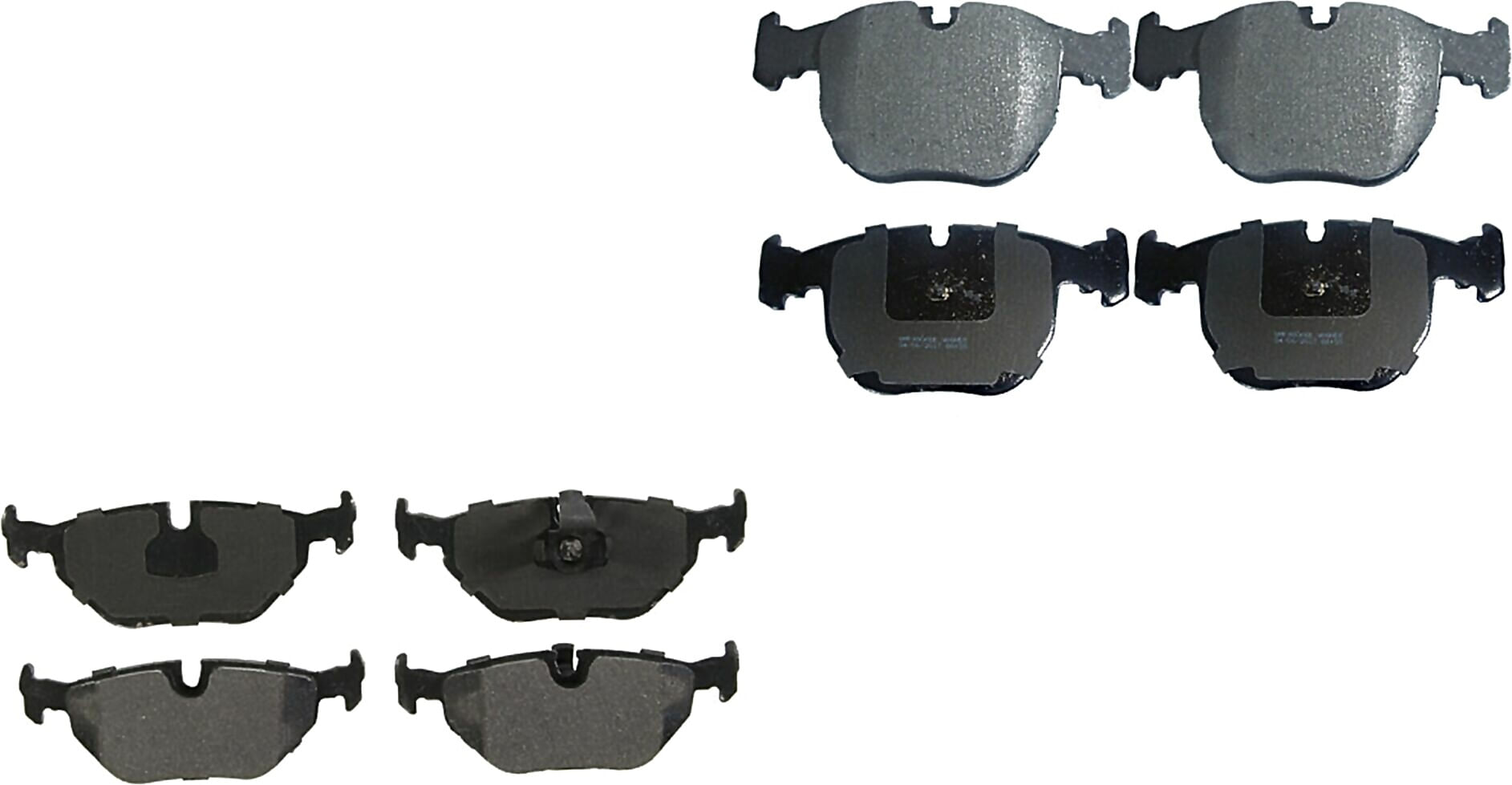 Kit De Balatas Semimetalicas Delanteras Y Traseras
