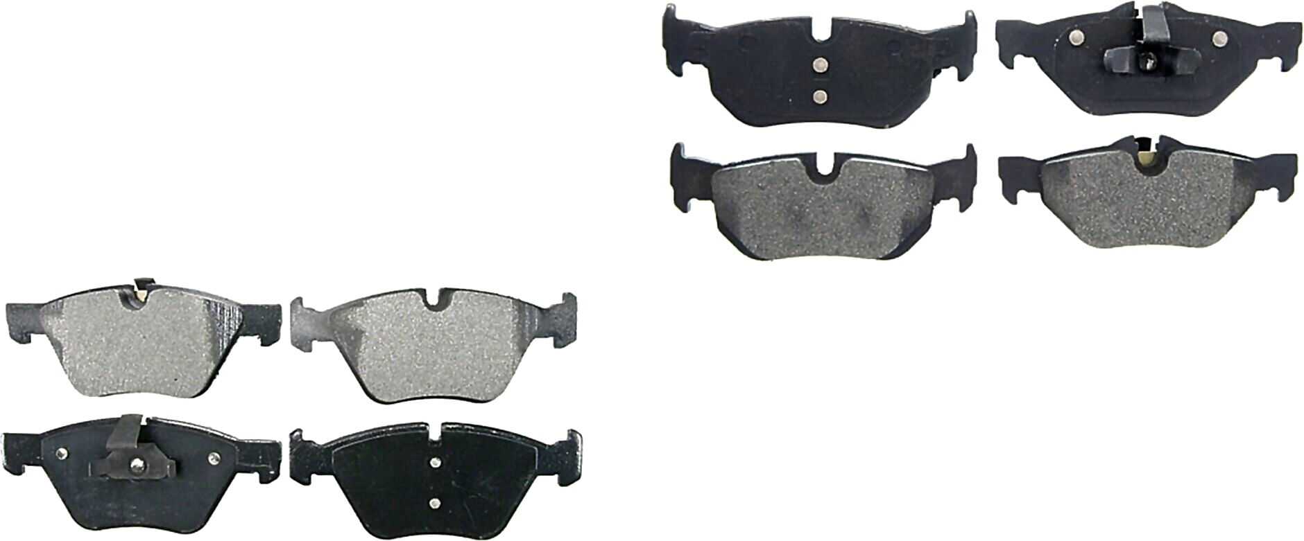 Kit De Balatas Semimetalicas Delanteras Y Traseras