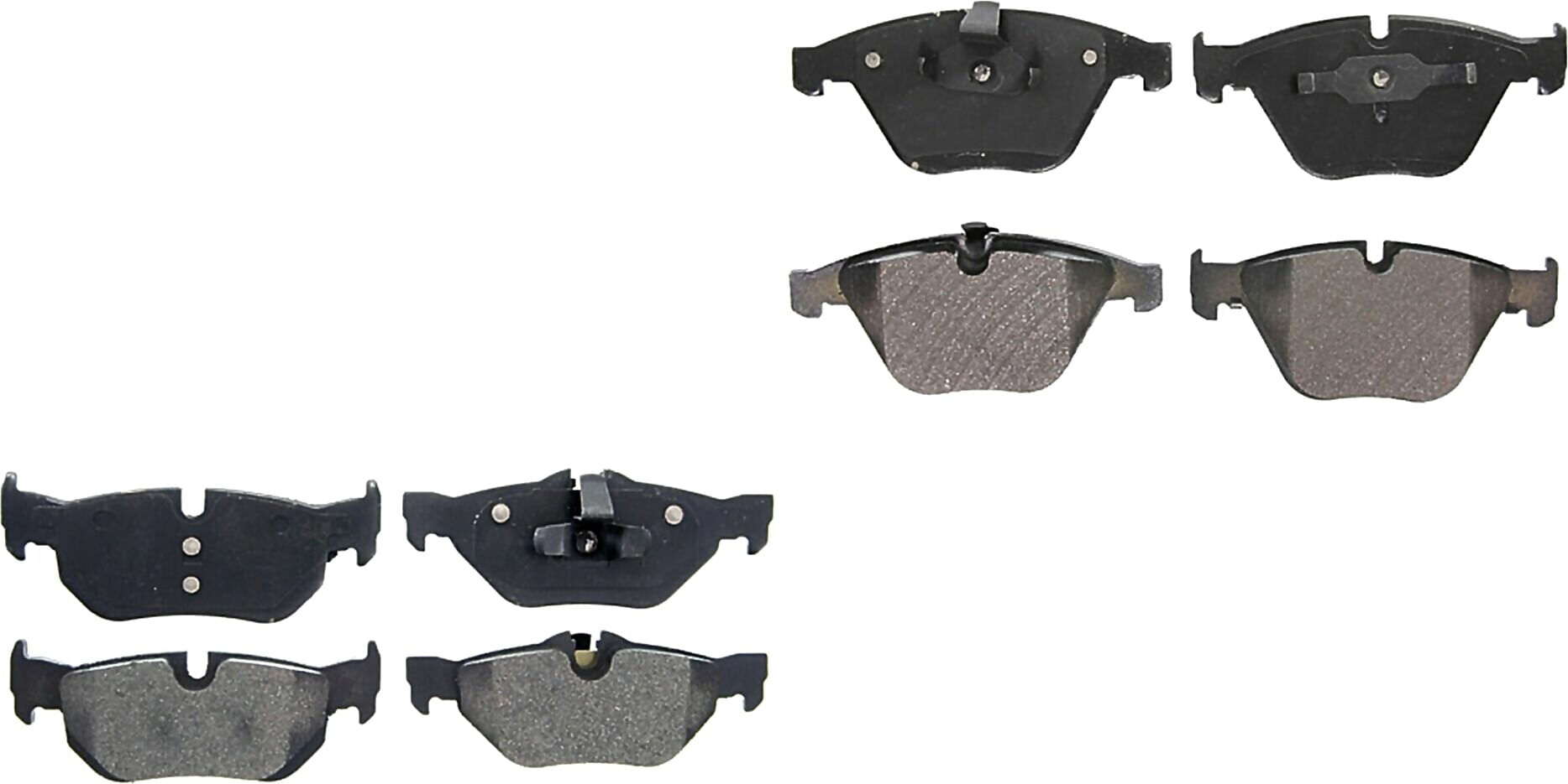 Kit De Balatas Semimetalicas Delanteras Y Traseras