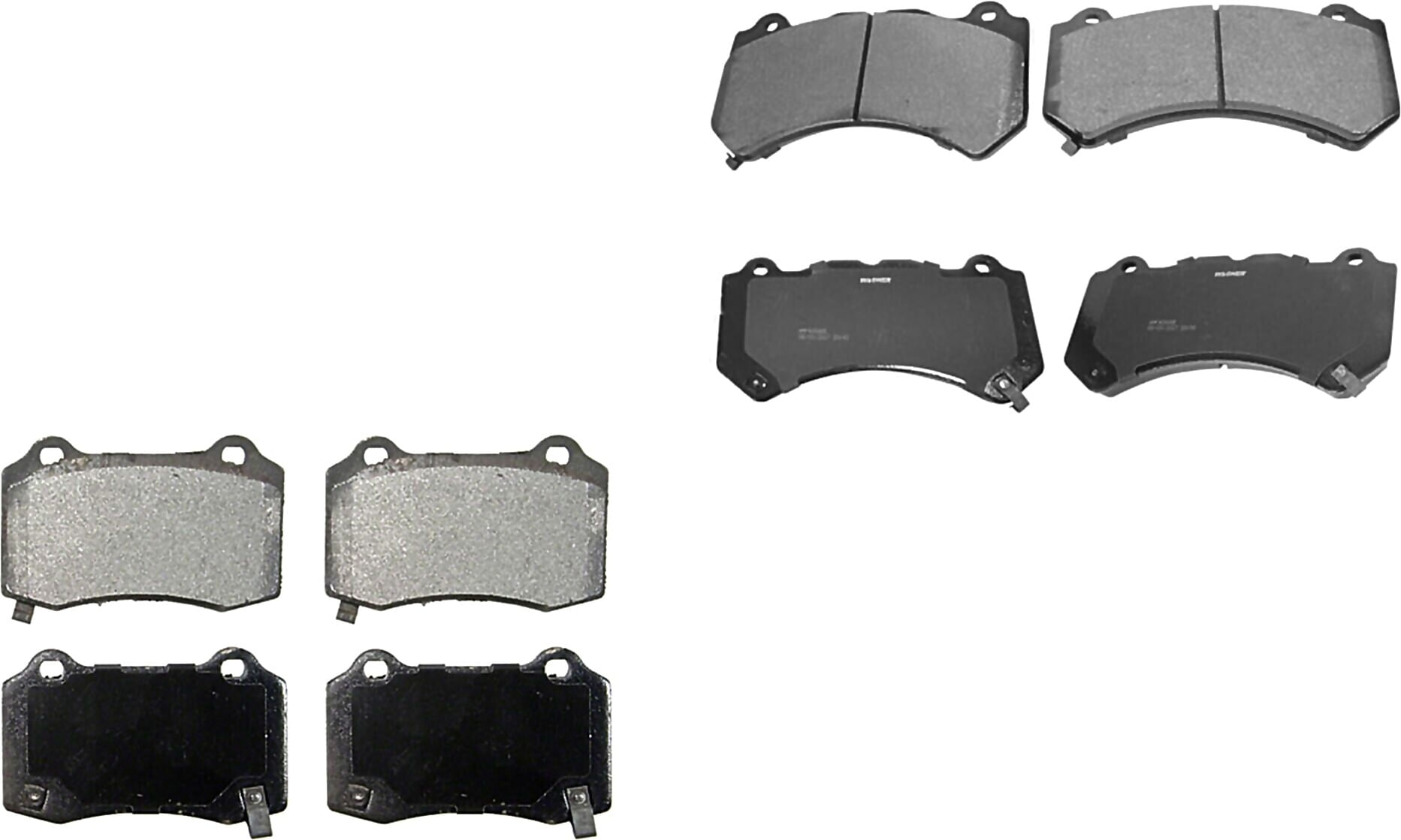 Kit De Balatas Semimetalicas Delanteras Y Traseras