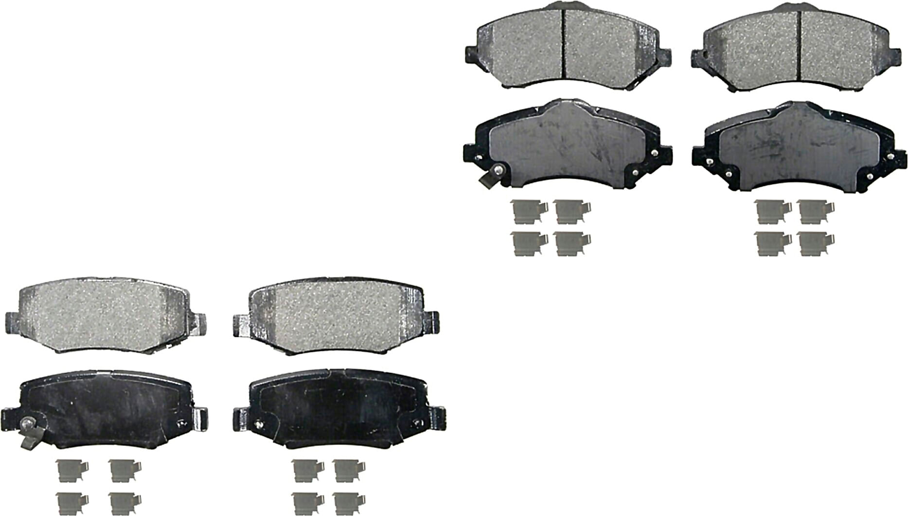 Kit De Balatas Semimetalicas Delanteras Y Traseras