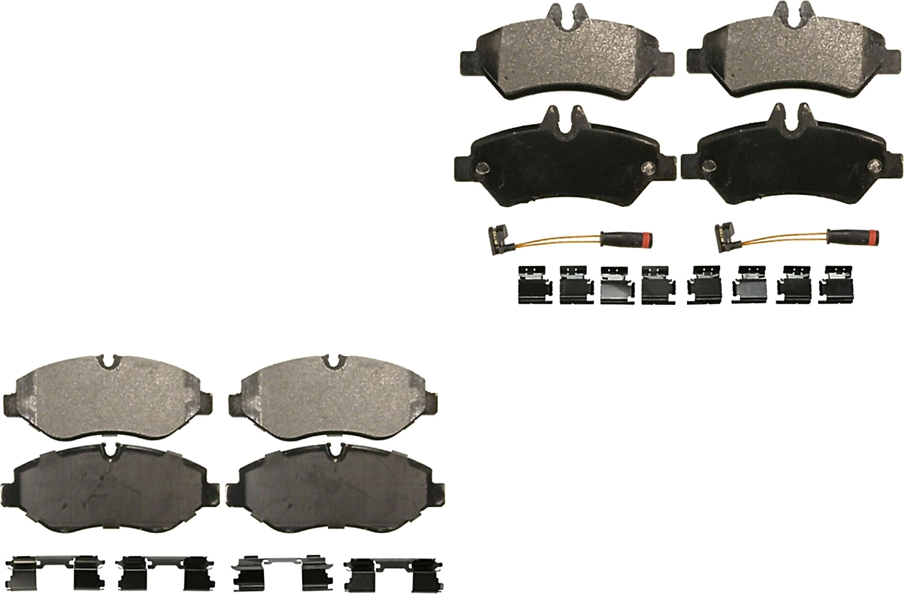 Kit De Balatas Semimetalicas Delanteras Y Traseras