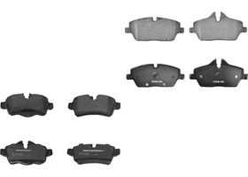 Kit De Balatas Semimetalicas Delanteras Y Traseras