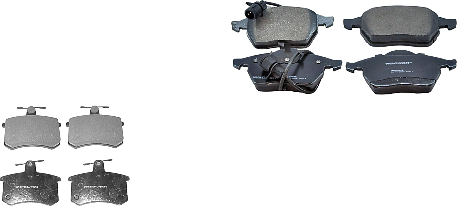Kit De Balatas Semimetalicas Delanteras Y Traseras