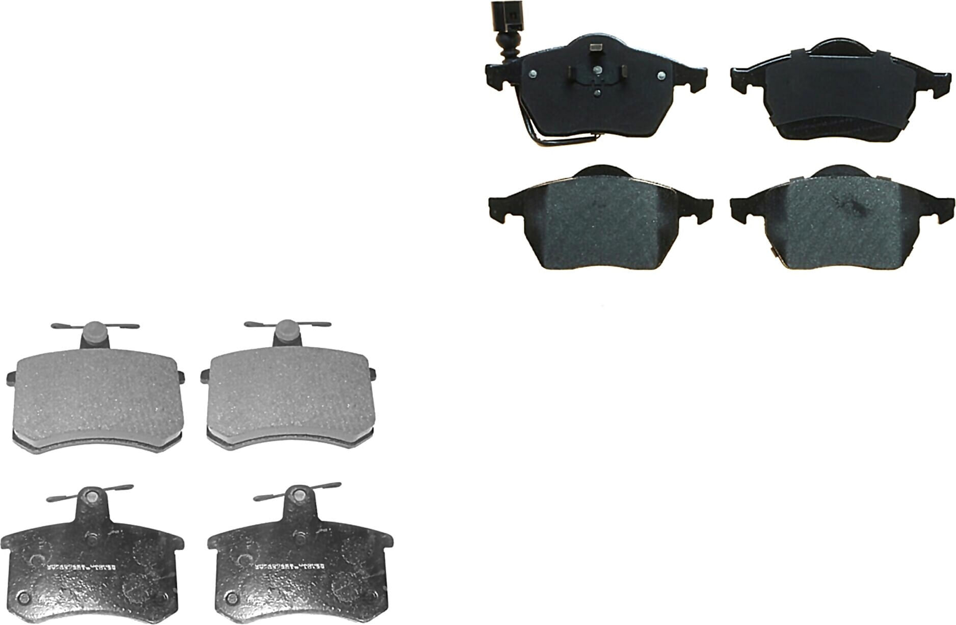 Kit De Balatas Semimetalicas Delanteras Y Traseras