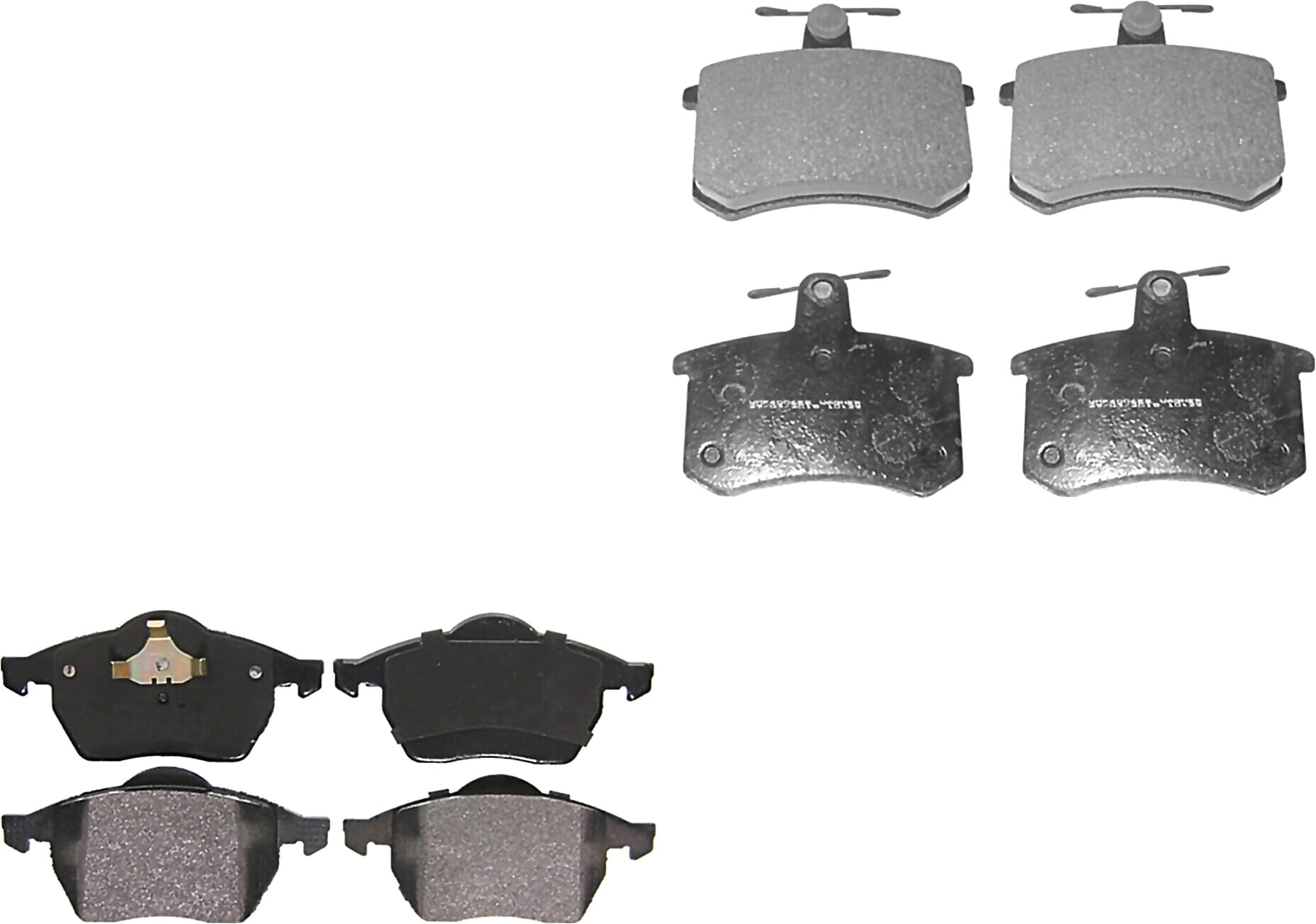 Kit De Balatas Semimetalicas Delanteras Y Traseras
