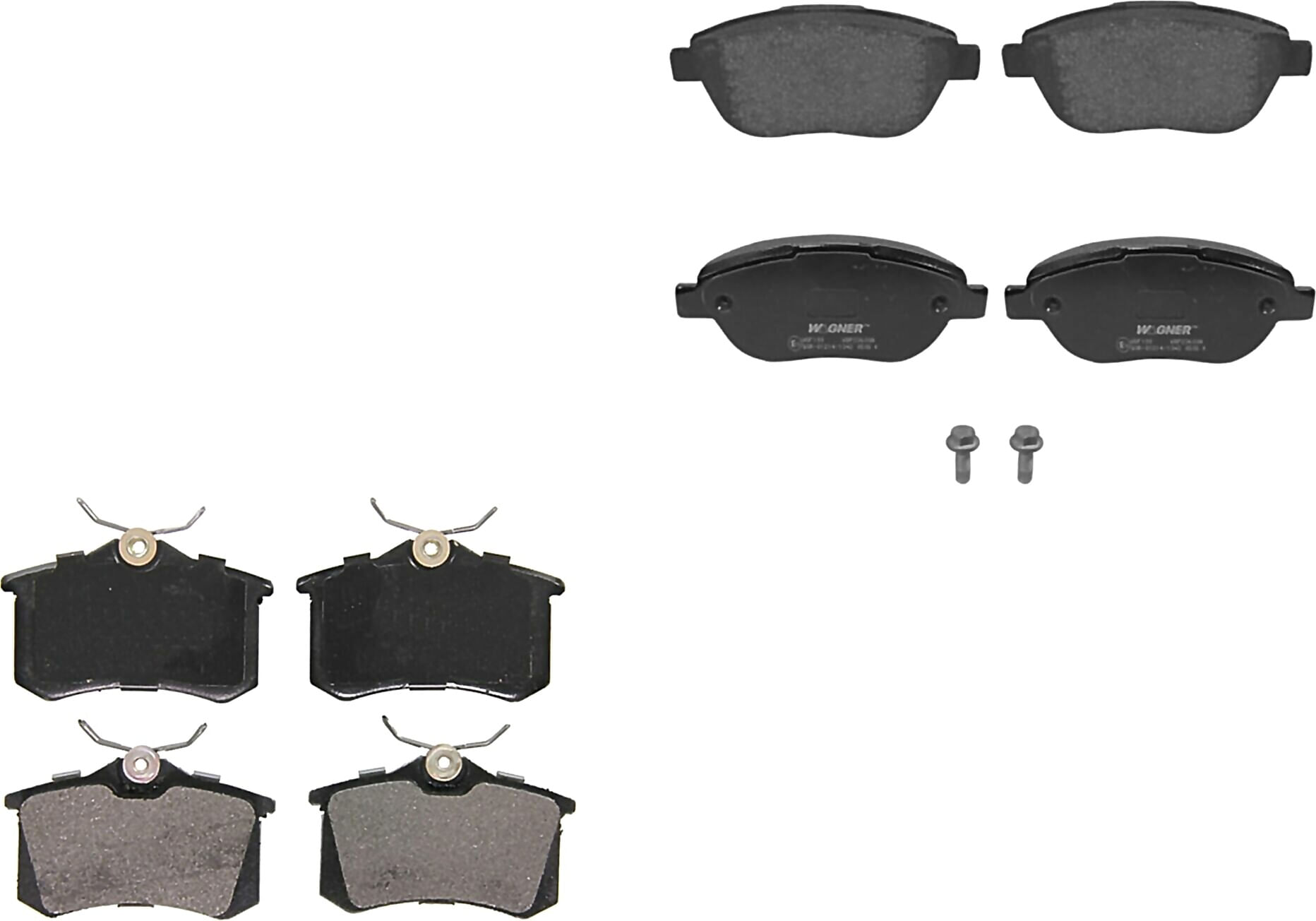 Kit De Balatas Semimetalicas Delanteras Y Traseras