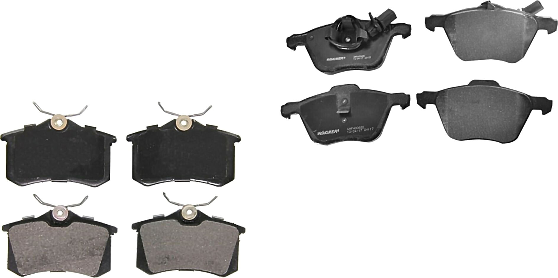 Kit De Balatas Semimetalicas Delanteras Y Traseras