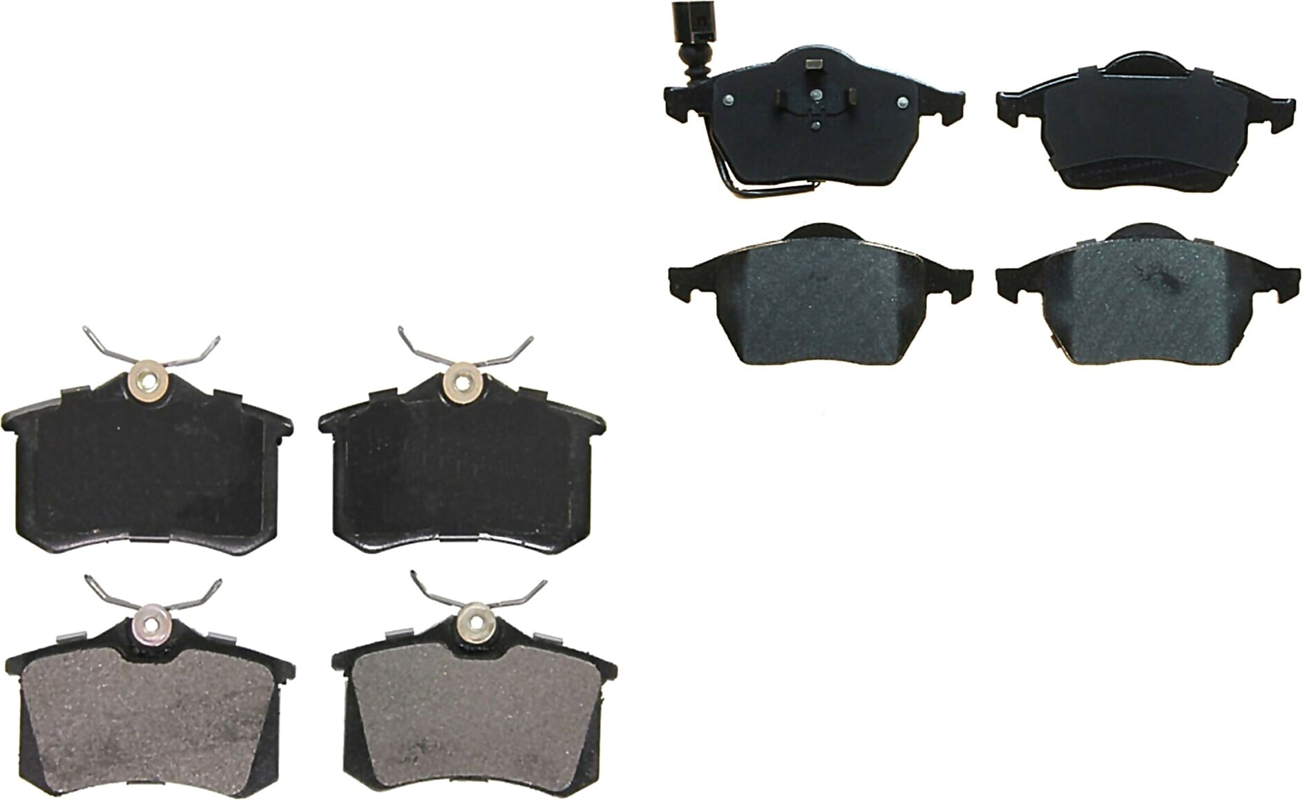 Kit De Balatas Semimetalicas Delanteras Y Traseras