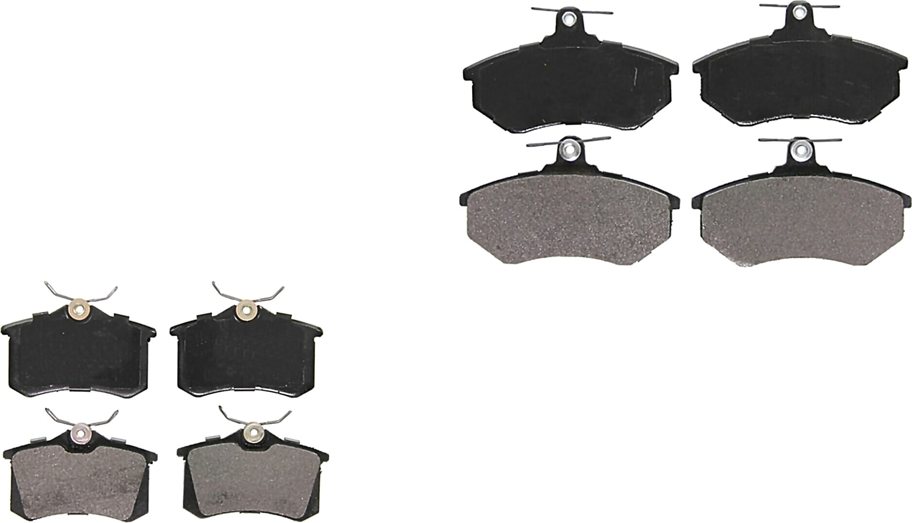 Kit De Balatas Semimetalicas Delanteras Y Traseras