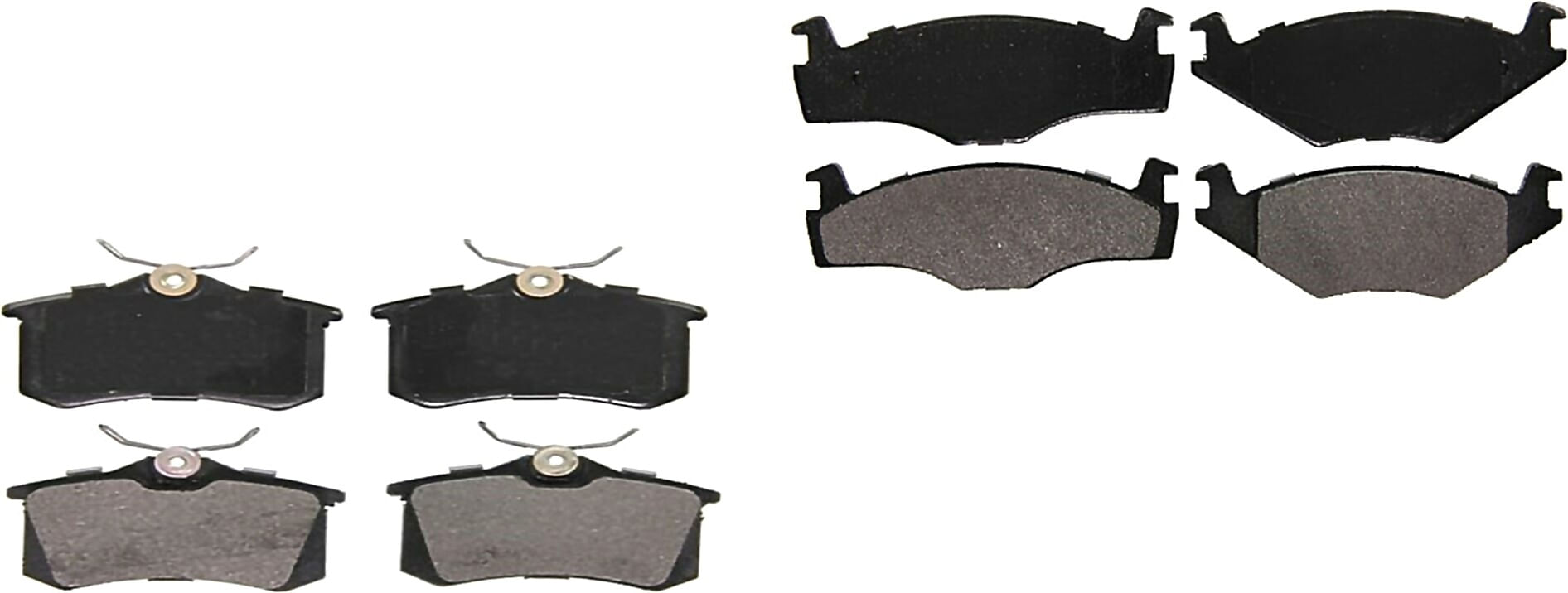 Kit De Balatas Semimetalicas Delanteras Y Traseras