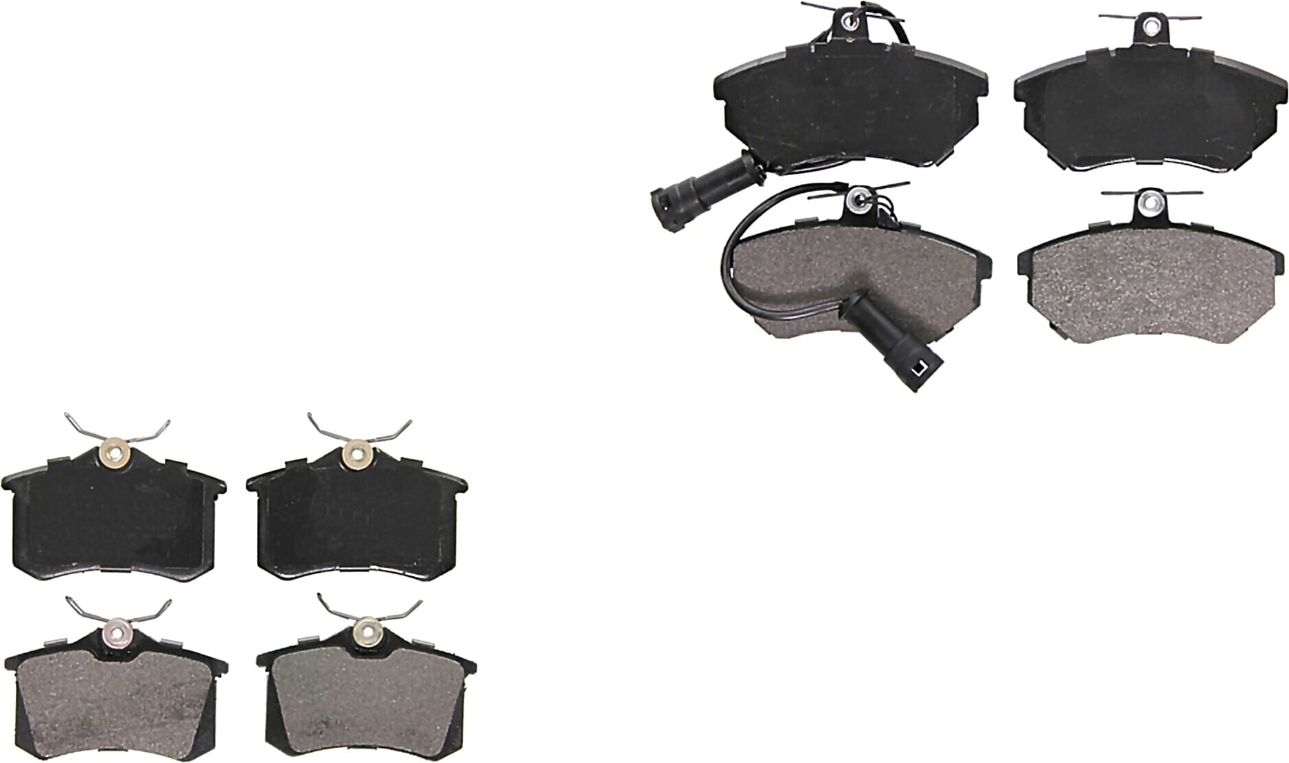 Kit De Balatas Semimetalicas Delanteras Y Traseras