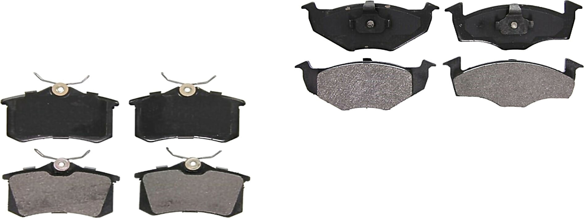 Kit De Balatas Semimetalicas Delanteras Y Traseras