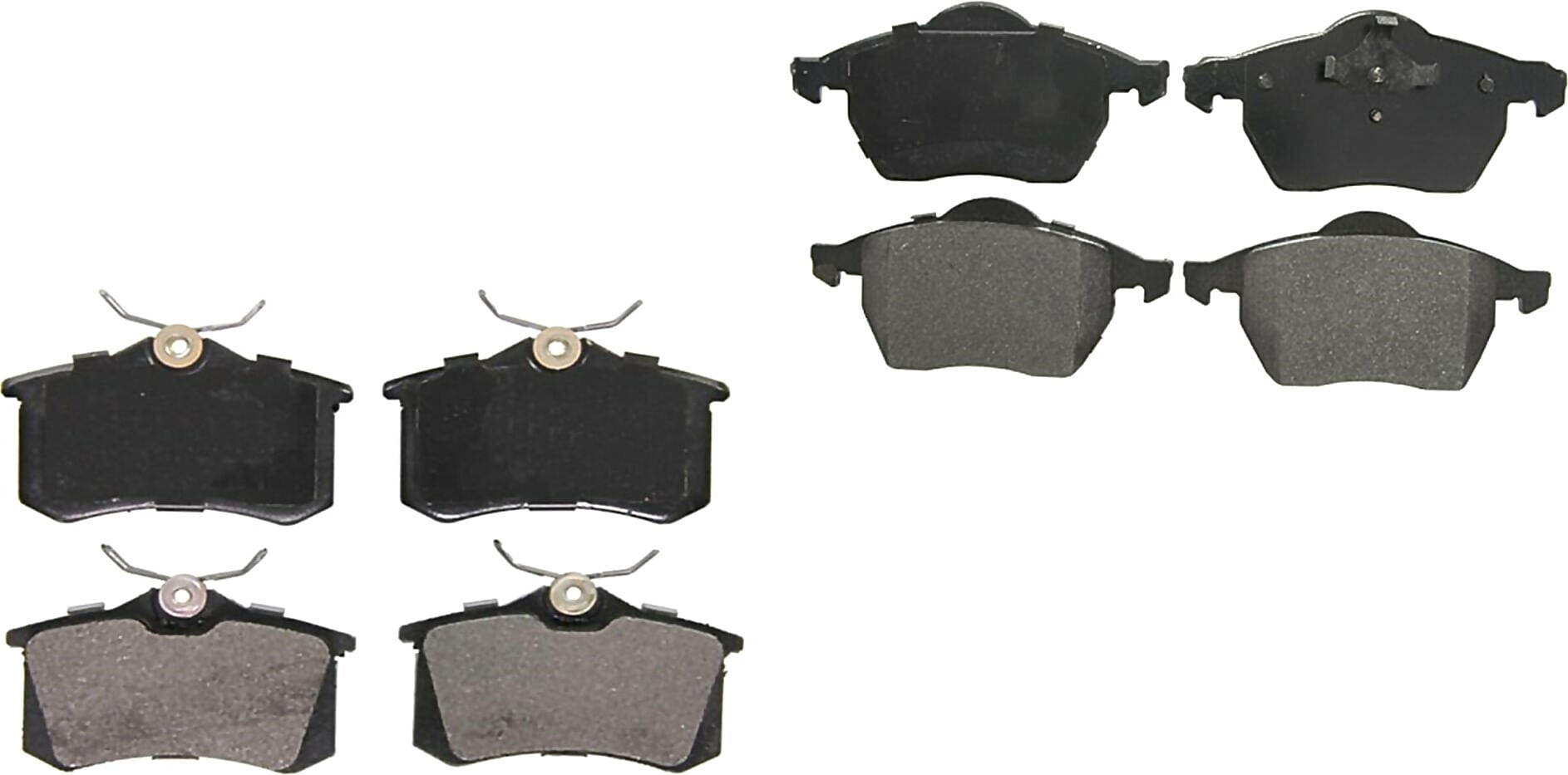 Kit De Balatas Semimetalicas Delanteras Y Traseras