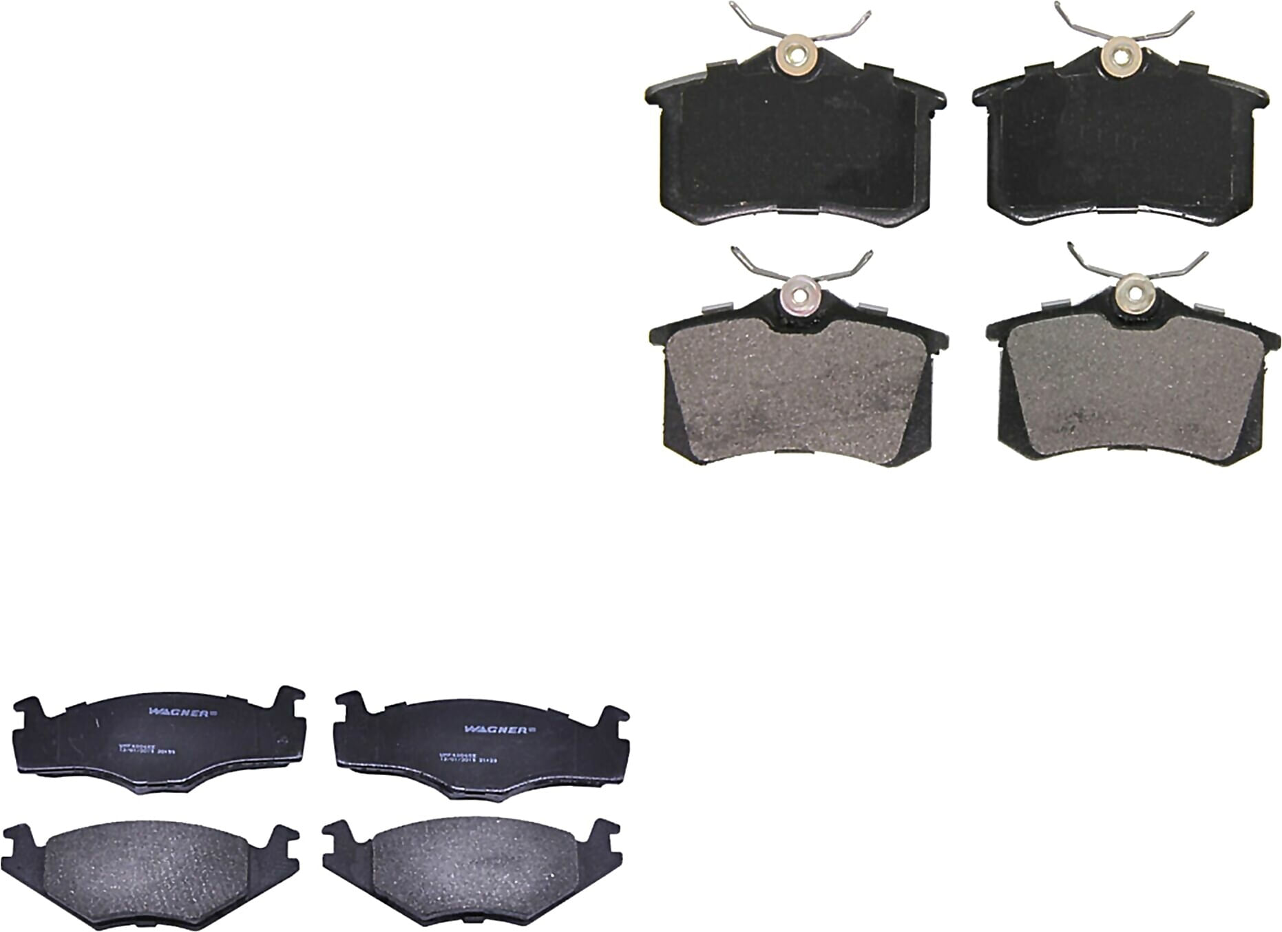Kit De Balatas Semimetalicas Delanteras Y Traseras