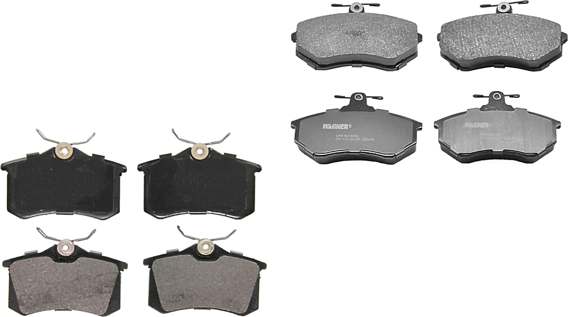 Kit De Balatas Semimetalicas Delanteras Y Traseras