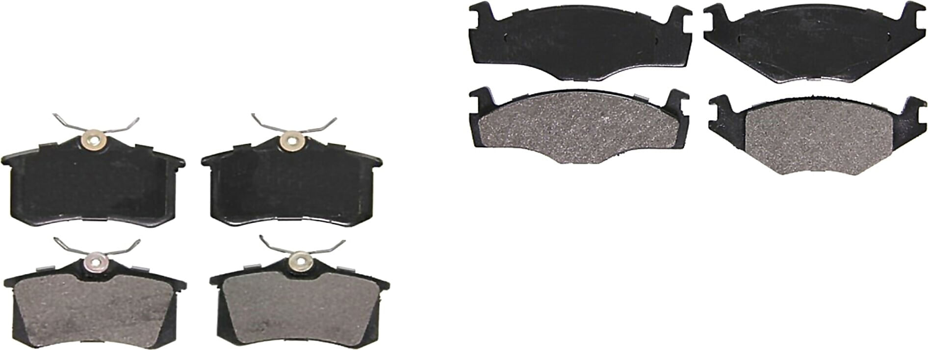 Kit De Balatas Semimetalicas Delanteras Y Traseras