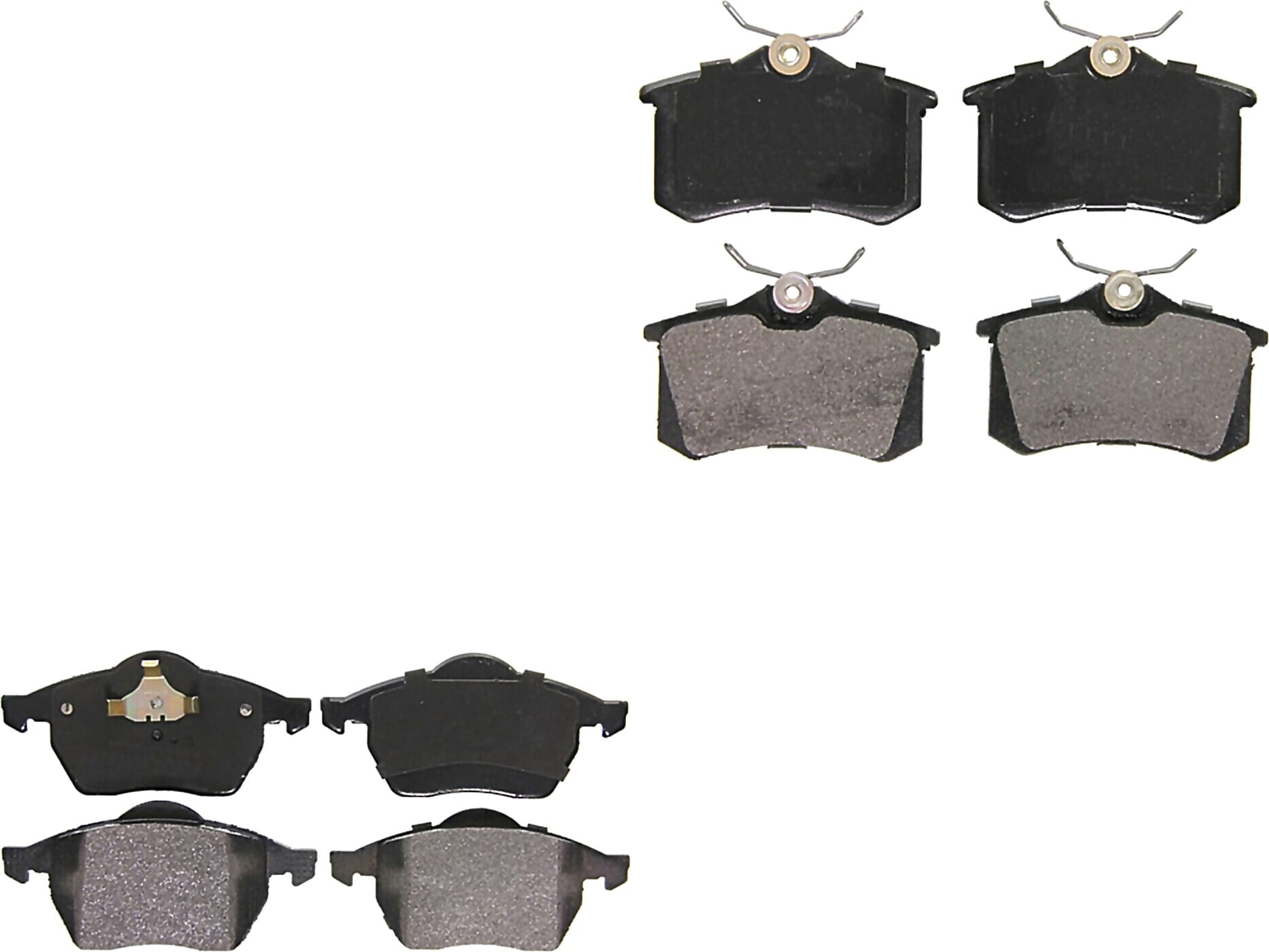 Kit De Balatas Semimetalicas Delanteras Y Traseras