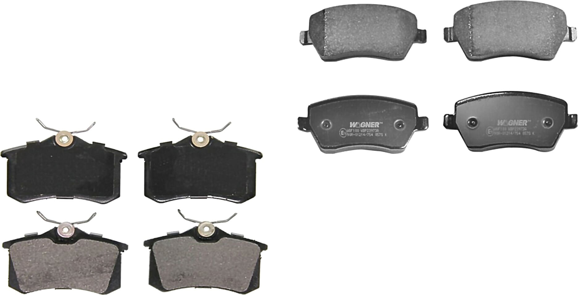 Kit De Balatas Semimetalicas Delanteras Y Traseras