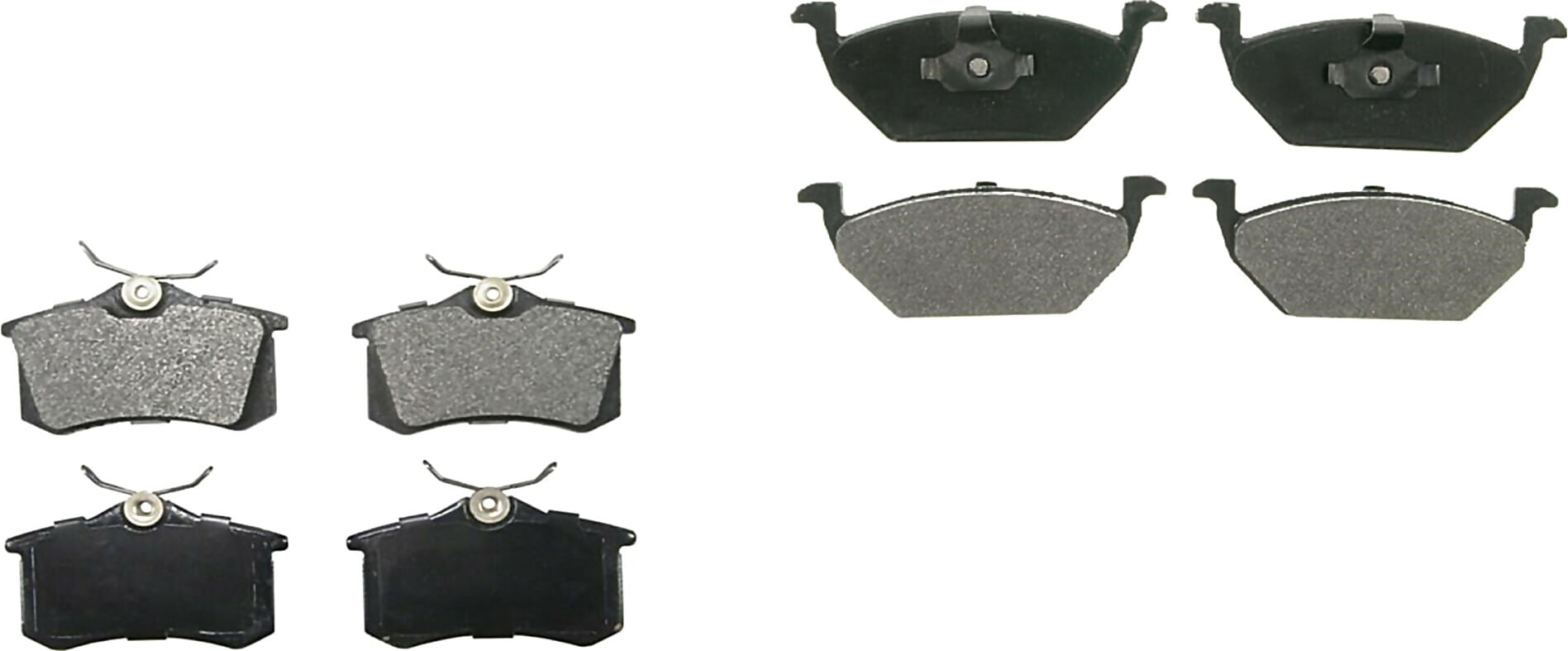 Kit De Balatas Semimetalicas Delanteras Y Traseras