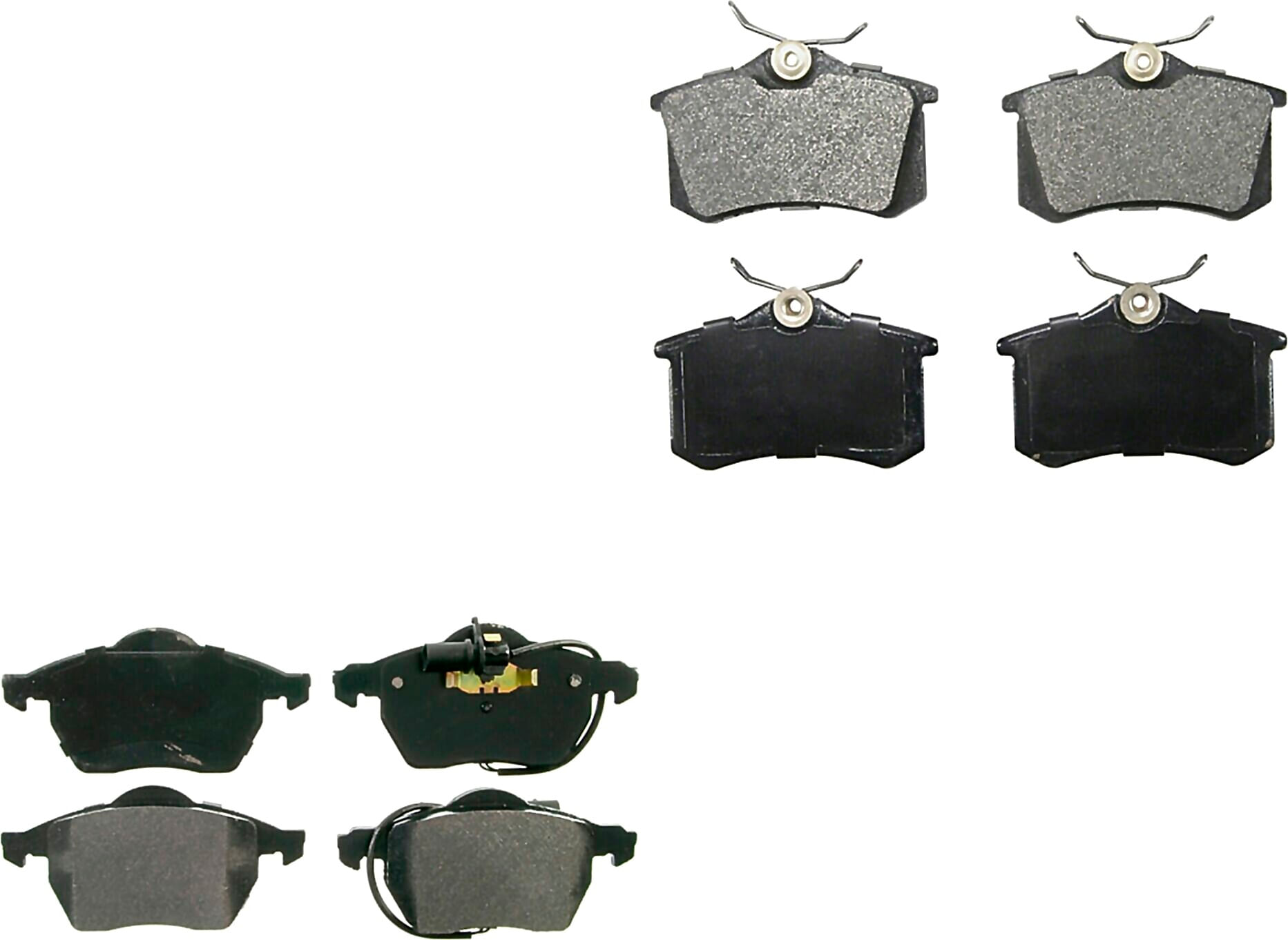 Kit De Balatas Semimetalicas Delanteras Y Traseras